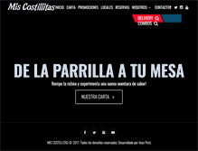 Tablet Screenshot of miscostillitas.com